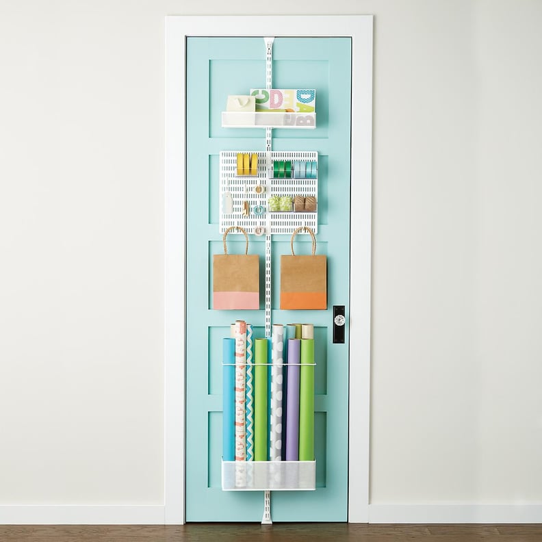 The Container Store Elfa Utility Gift Wrap Over the Door Rack