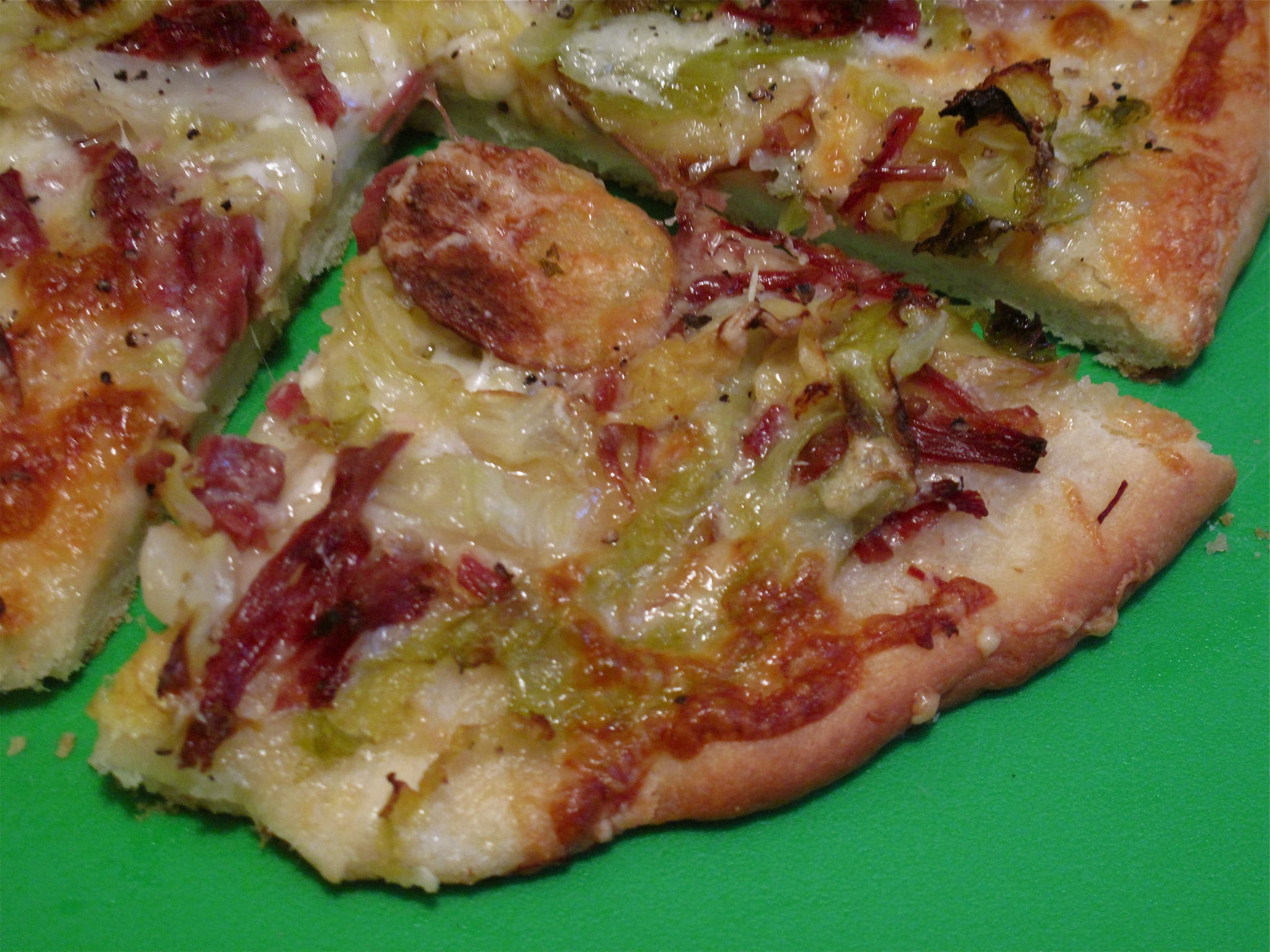 Easy St. Patrick's Day Recipe For Corned Beef and Cabbage Pizza