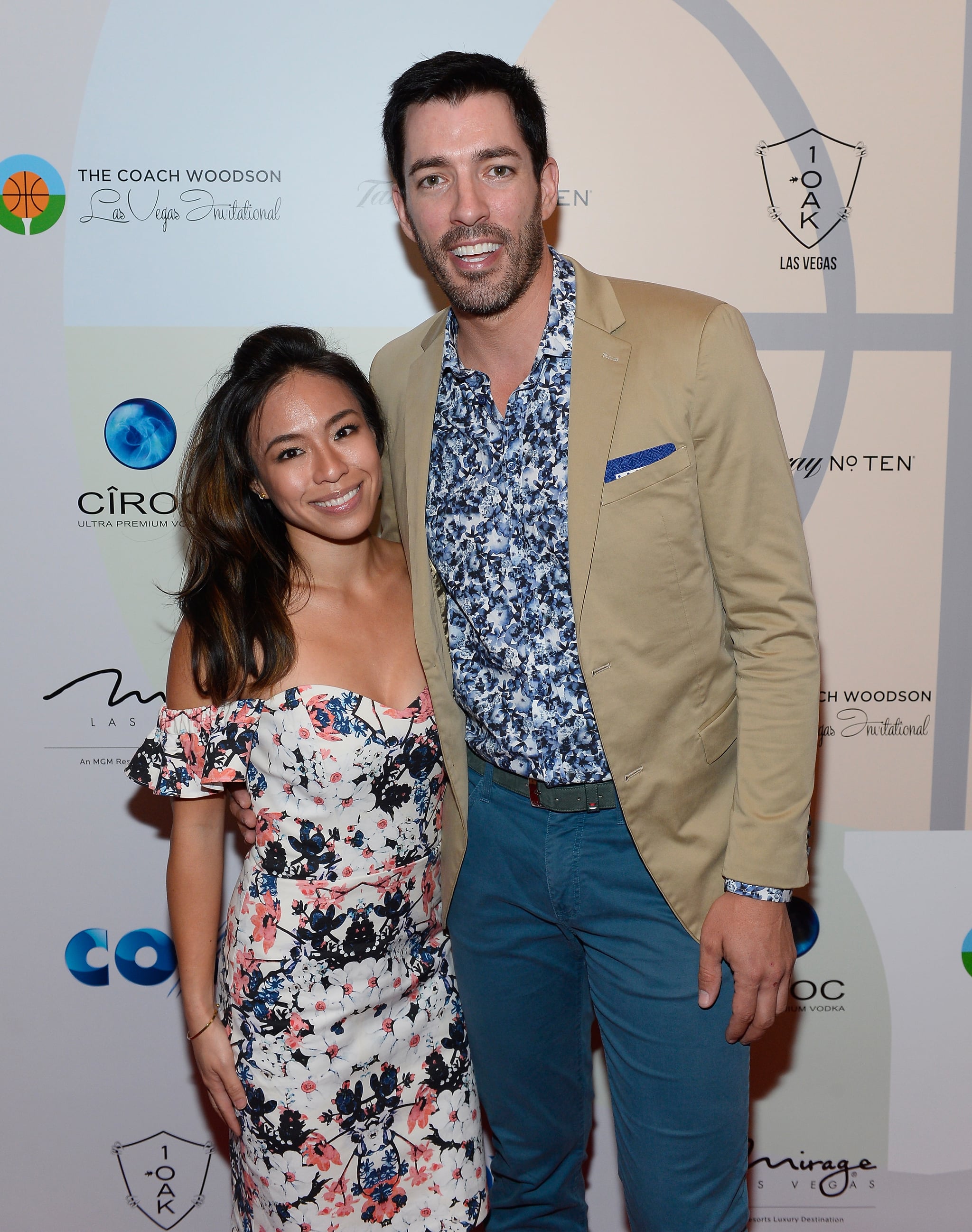 LAS VEGAS, NV - JULY 08:  Linda Phan (L) and television personality Drew Scott arrive at the Coach Woodson Las Vegas Invitational red carpet and pairings gala at 1 OAK Nightclub at The Mirage Hotel & Casino on July 8, 2017 in Las Vegas, Nevada.  (Photo by Bryan Steffy/Getty Images for PGD Global)