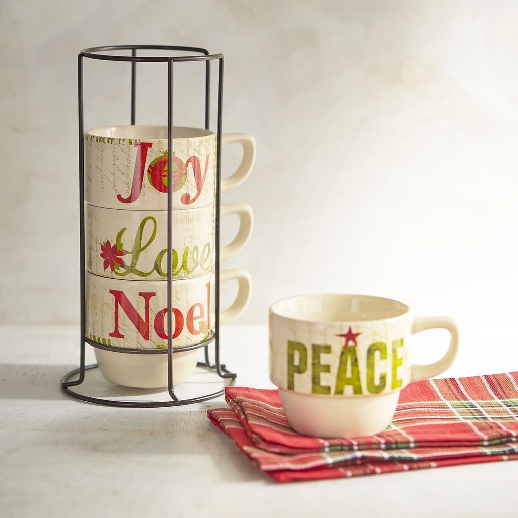 Glad Tidings Stackable Coffee Mug Set ($16, originally $20)