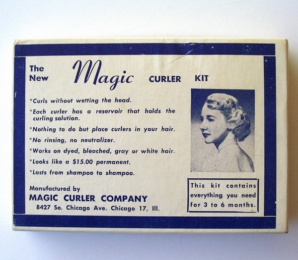 1950s Home Permanent Curlers