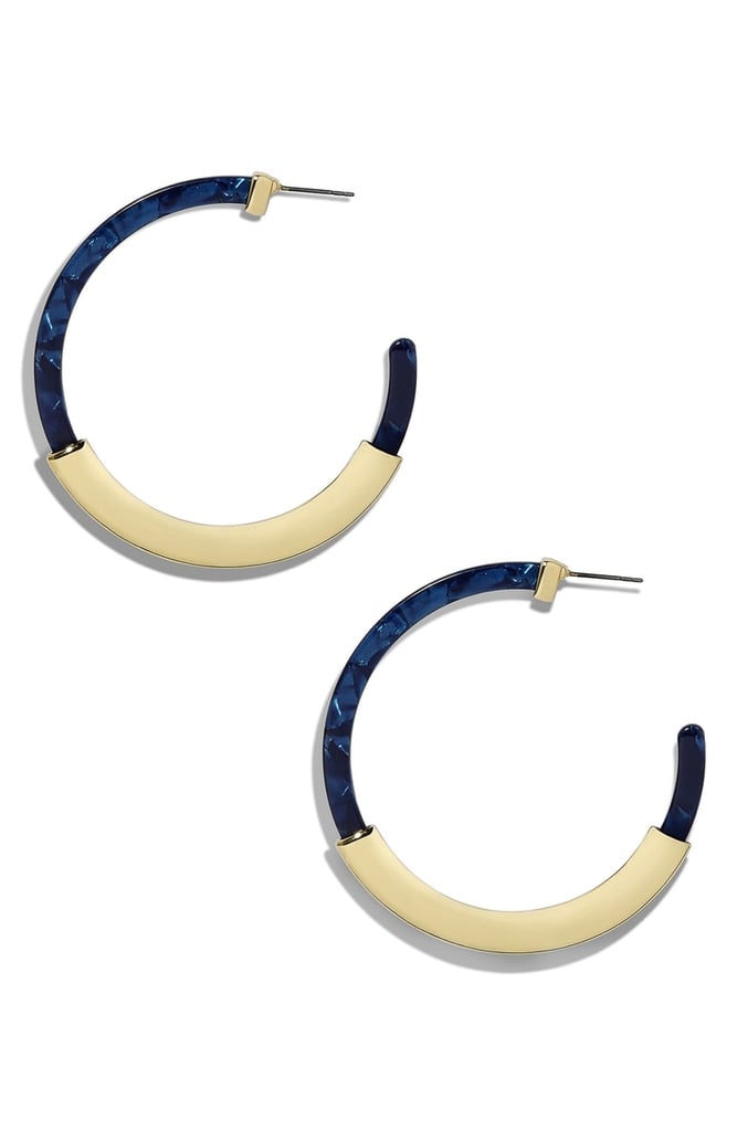 tassiana resin hoop earrings