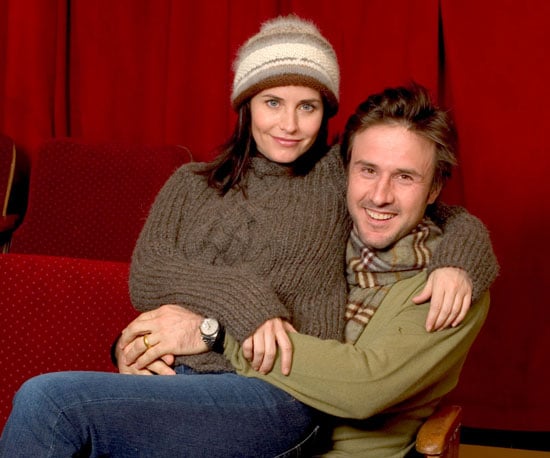 Then-couple Courteney Cox and David Arquette took a portrait together at Sundance in 2004.