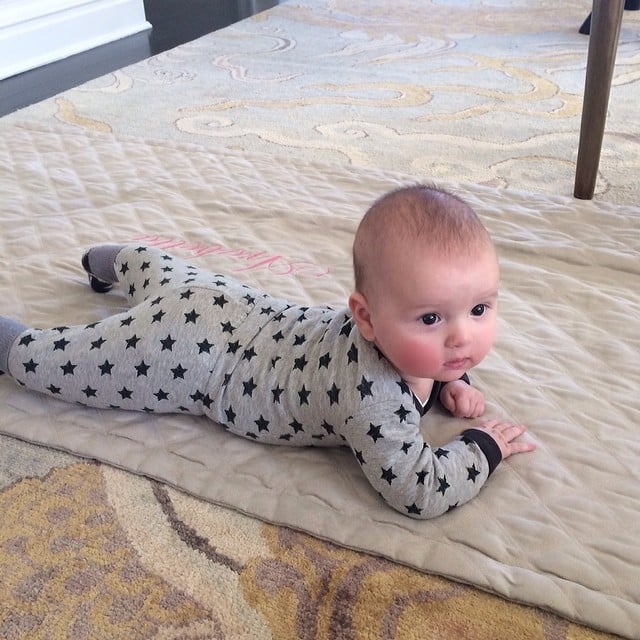 Little Joseph Kushner got in some morning tummy time with his mama, Ivanka Trump.
Source: Instagram user ivankatrump