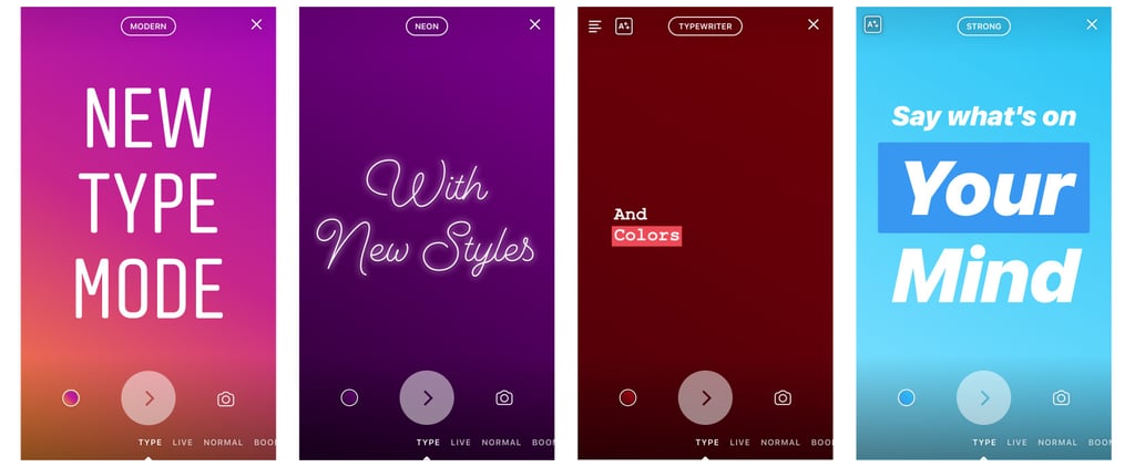 How to Use Type Mode in Instagram Stories
