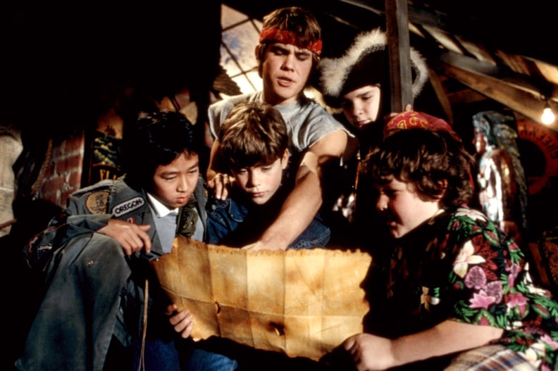 A quote from The Goonies, as well as a VHS tape.