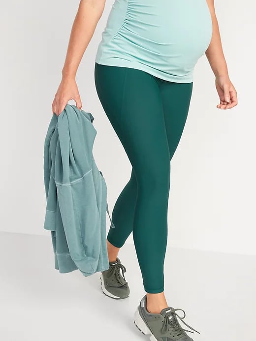Old Navy Maternity Full-Panel PowerSoft Side-Pocket 7/8-Length Leggings, 26 Chic Yet Comfy Old Navy Maternity Pieces to Carry You Through Your Whole  Pregnancy
