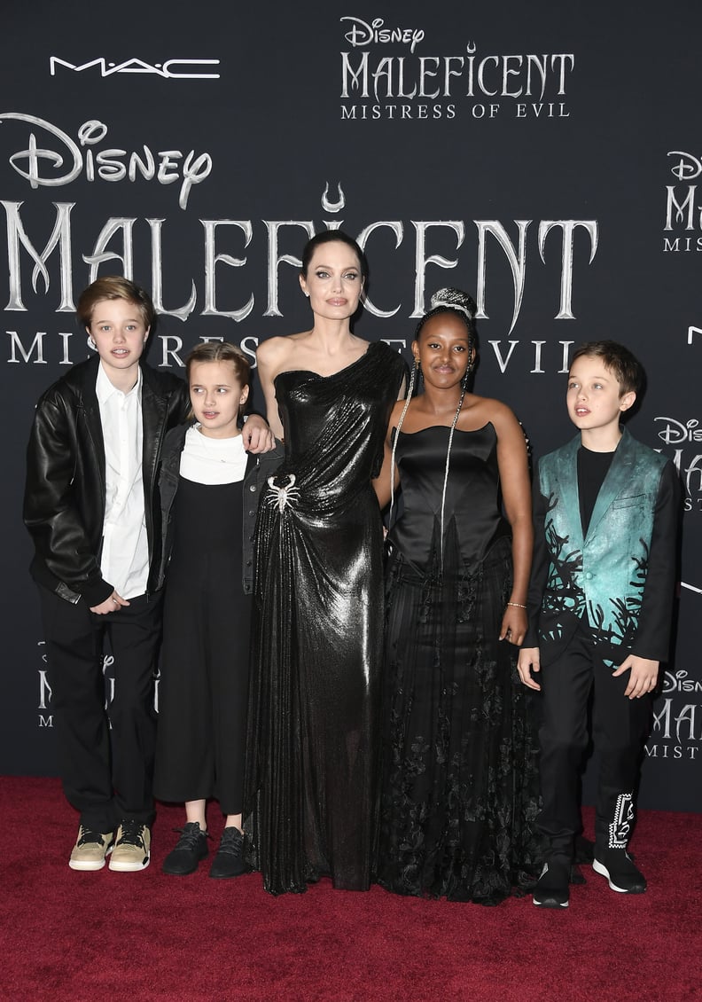 Angelina Jolie and Her Kids at the Maleficent: Mistress of Evil Premiere in LA