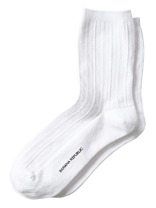 Textured Basic Trouser Sock