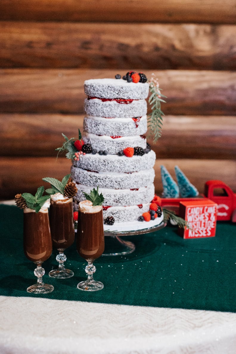 Powdered-Sugar Cake With Berries