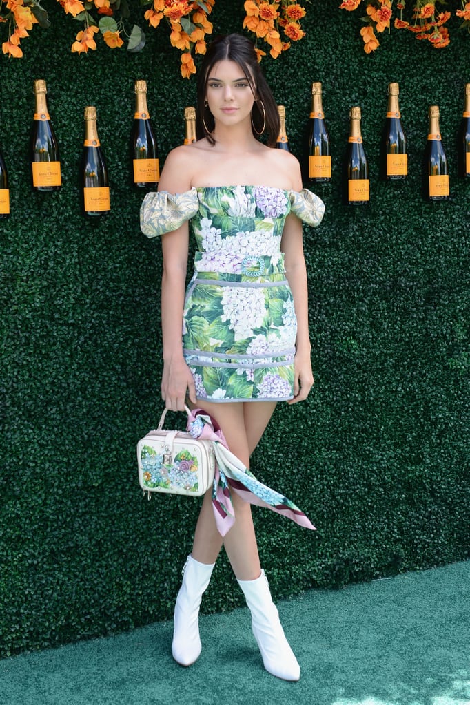 Like Gigi, Kendall Jenner's also a fan of Stuart Weitzman boots. She wore hers with a Dolce & Gabbana dress to the Veuve Clicquot Polo Classic.