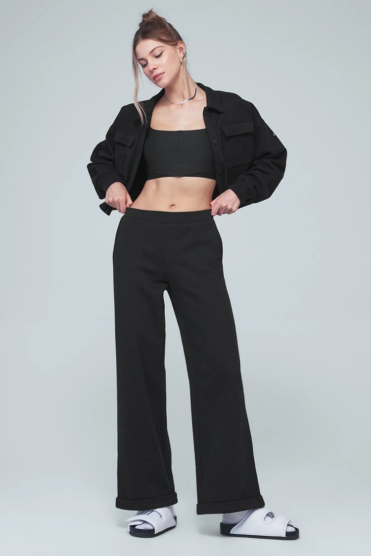 A Sweatpant You Can Wear Everywhere: Alo High-Waist Trouser Wide Leg Pant