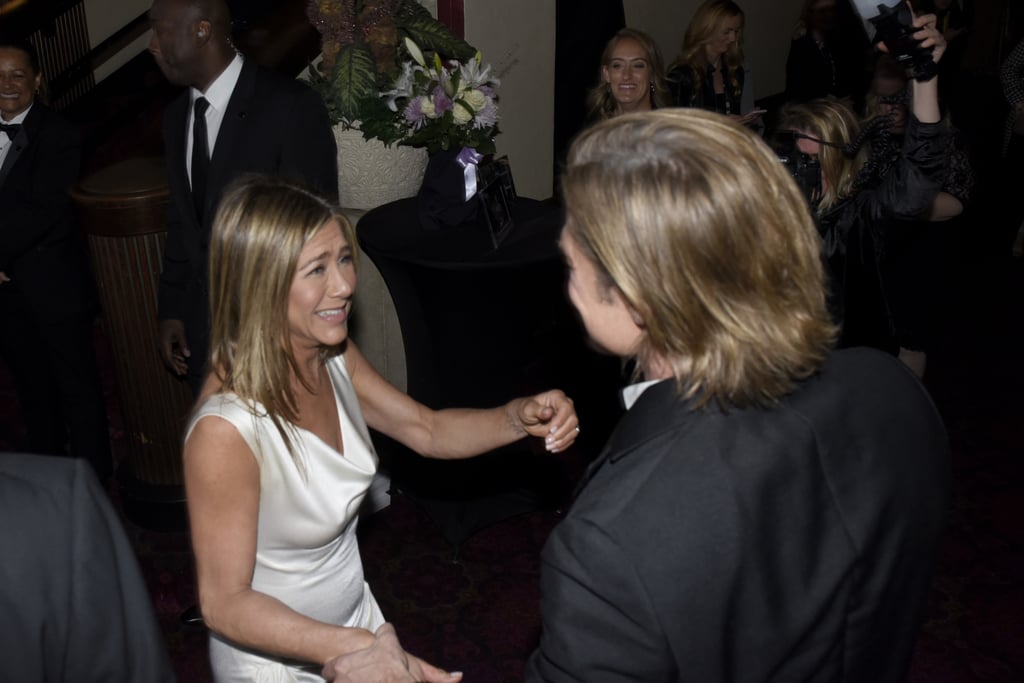 Jennifer Aniston and Brad Pitt at the 2020 SAG Awards