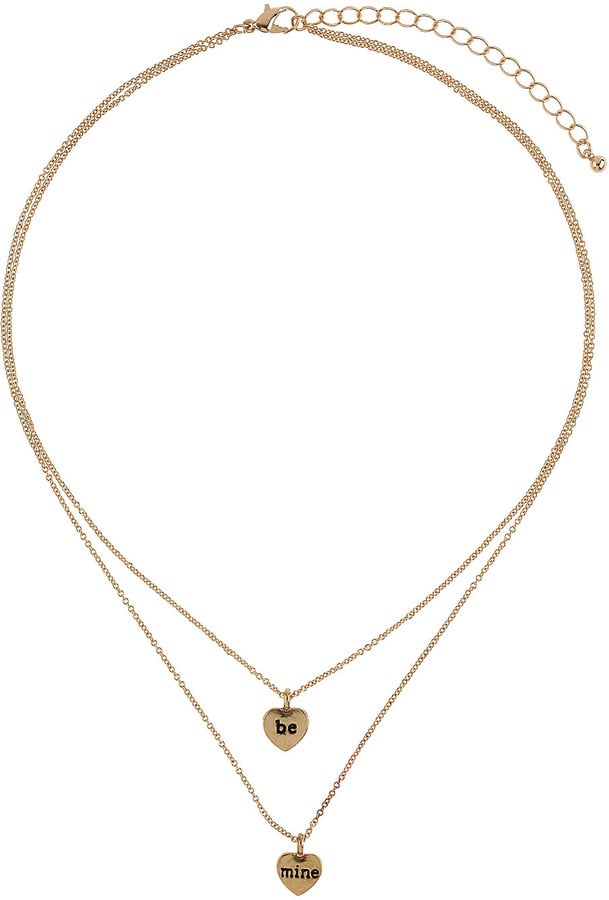 Topshop Heart Necklace