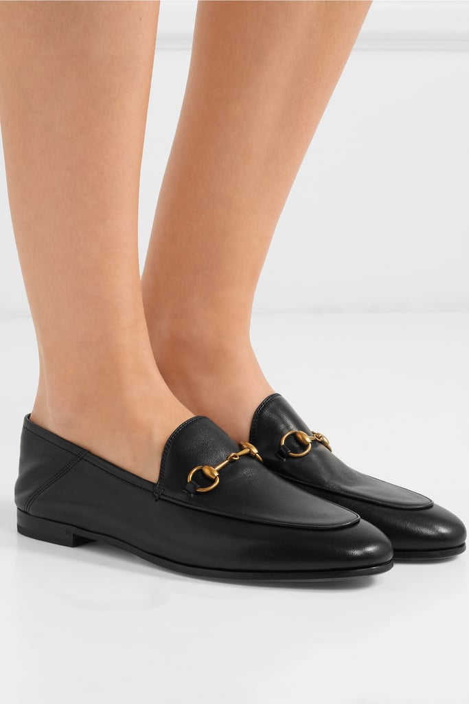 Gucci Black Brixton Crushback Loafers