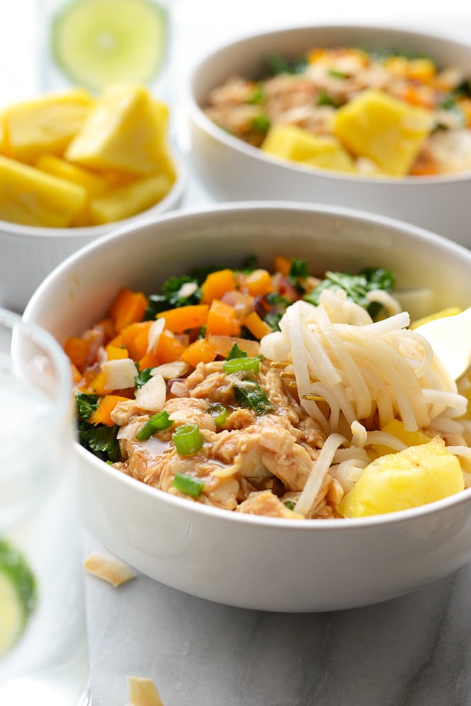 Healthy Hawaiian Chicken Noodle Bowls | Hawaiian Recipes | POPSUGAR ...