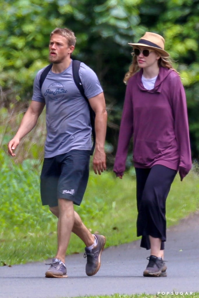 Charlie Hunnam and Morgana McNelis Pictures in Hawaii 2018