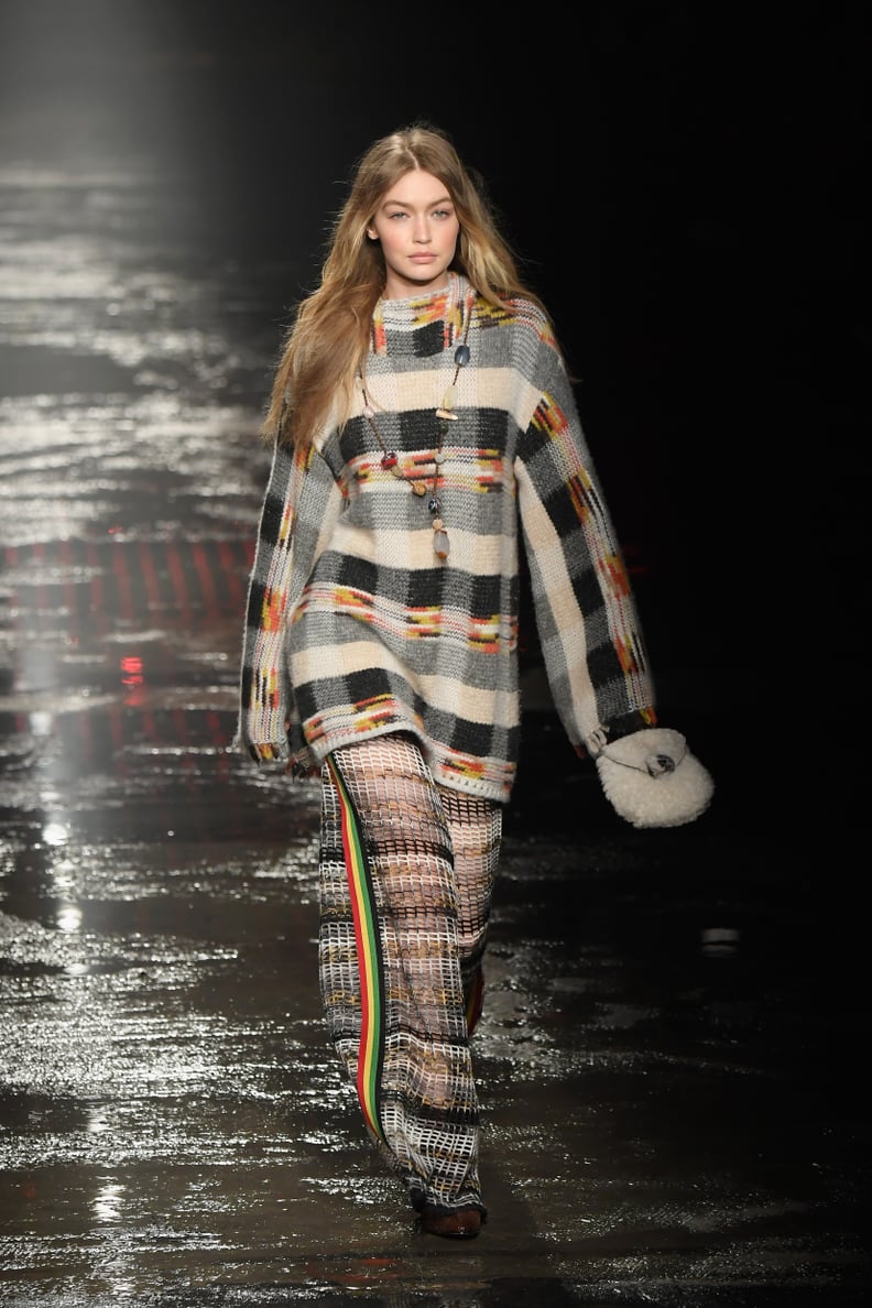 Gigi Wore This Knit Set at the Missoni Show