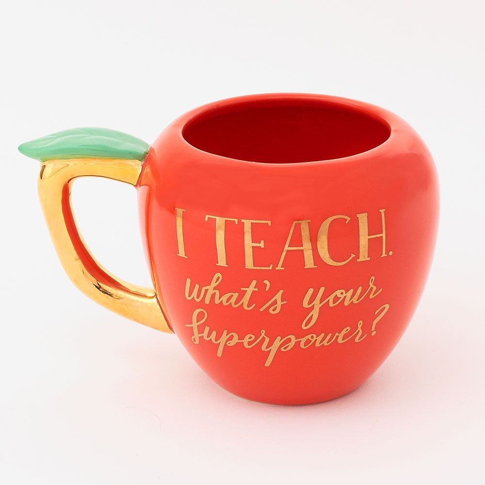 Paper Source Apple Teacher Mug | Cute Gifts For Teachers ...