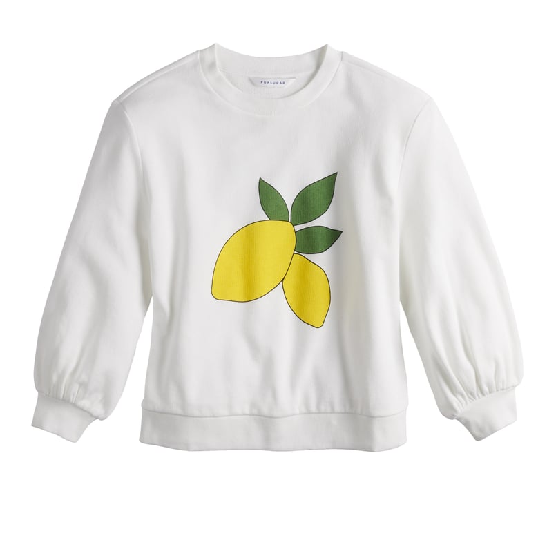 POPSUGAR Lemon Graphic Sweatshirt