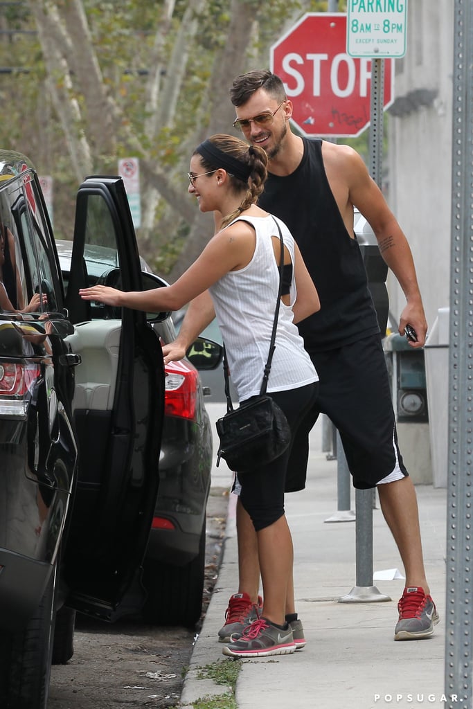 Lea Michele and Matthew Paetz Hold Hands | Pictures