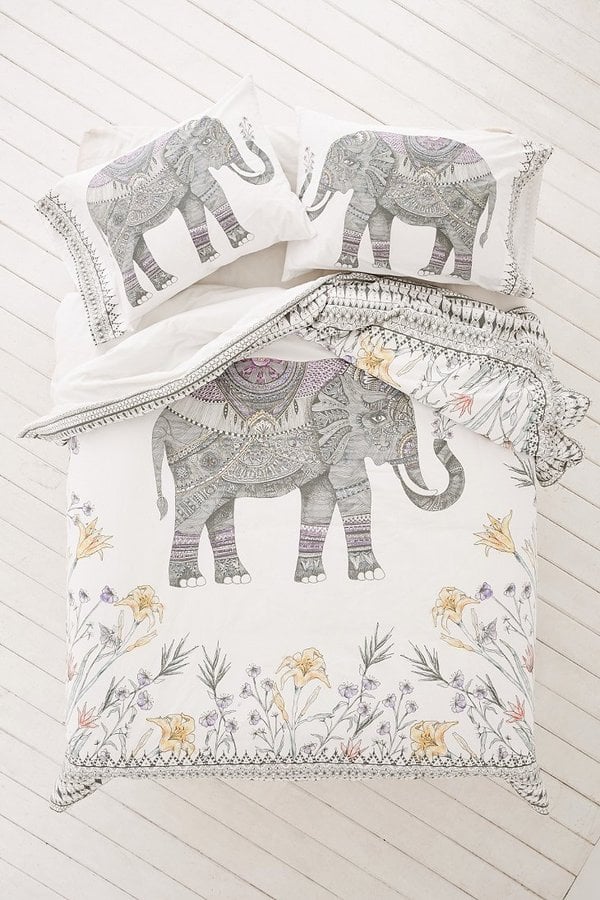 Elephant Duvet Cover (129) Spring Bedding POPSUGAR Home Photo 21