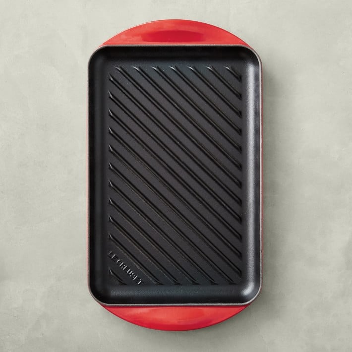 A Grill Pan: Le Creuset Enameled Cast Iron Skinny Grill