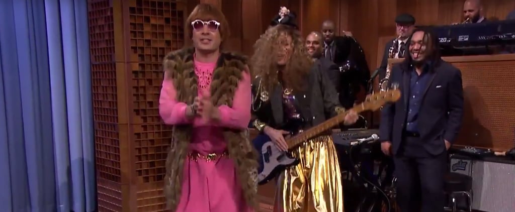Charlize Theron Plays Dress-Up With Jimmy Fallon