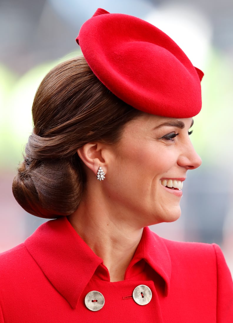 Kate Middleton's Tucked-and-Folded Updo, 2019
