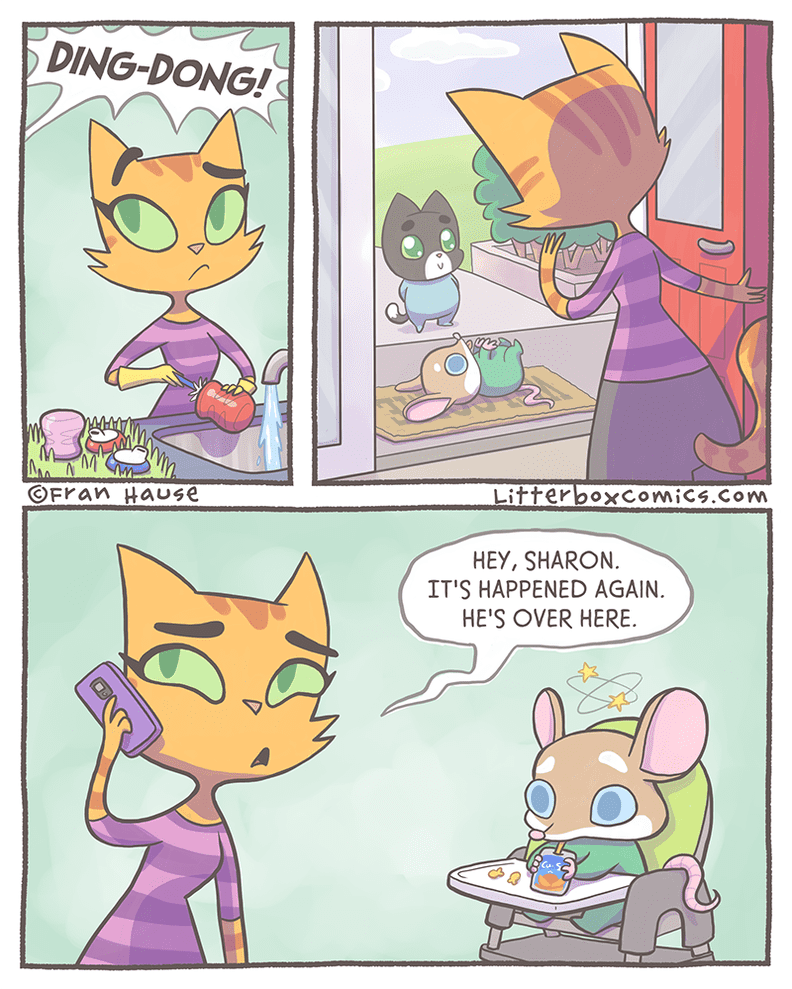 Litterbox Comics on Making New Friends