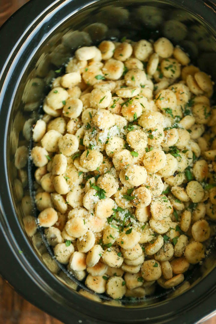 Slow-Cooker Parmesan Ranch Oyster Crackers | Recipes With Parmesan ...
