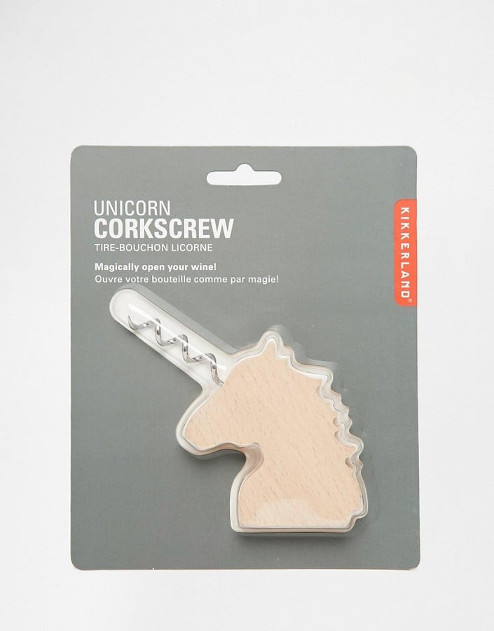Unicorn Wooden Corkscrew Bottle Opener