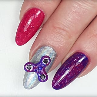 Fidget Spinner Nail Art Is Here — and We've Reached Peak 2017