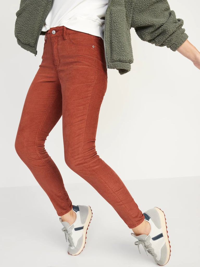 Old Navy High-Waisted Rockstar Super Skinny Corduroy Pants