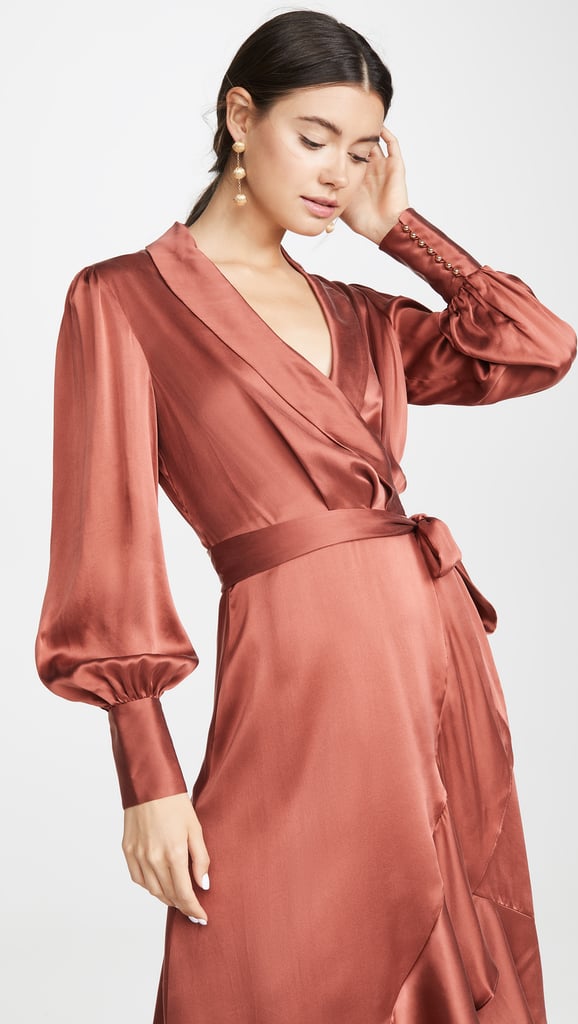 wedding guest wrap dress uk