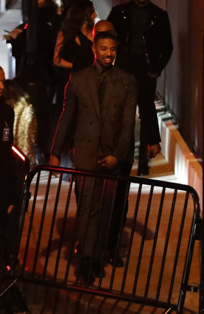 Michael B Jordan Celebrities At Beyonce And Jay Z S Oscars Afterparty 2019 Popsugar Celebrity Uk Photo 13