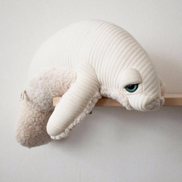 BigStuffed Albino Manatee