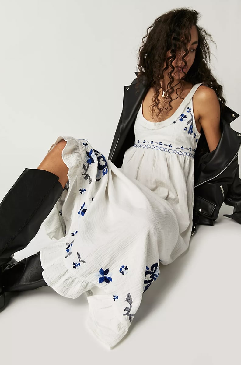 Free People Daisy Jones Ruffle Maxi Dress