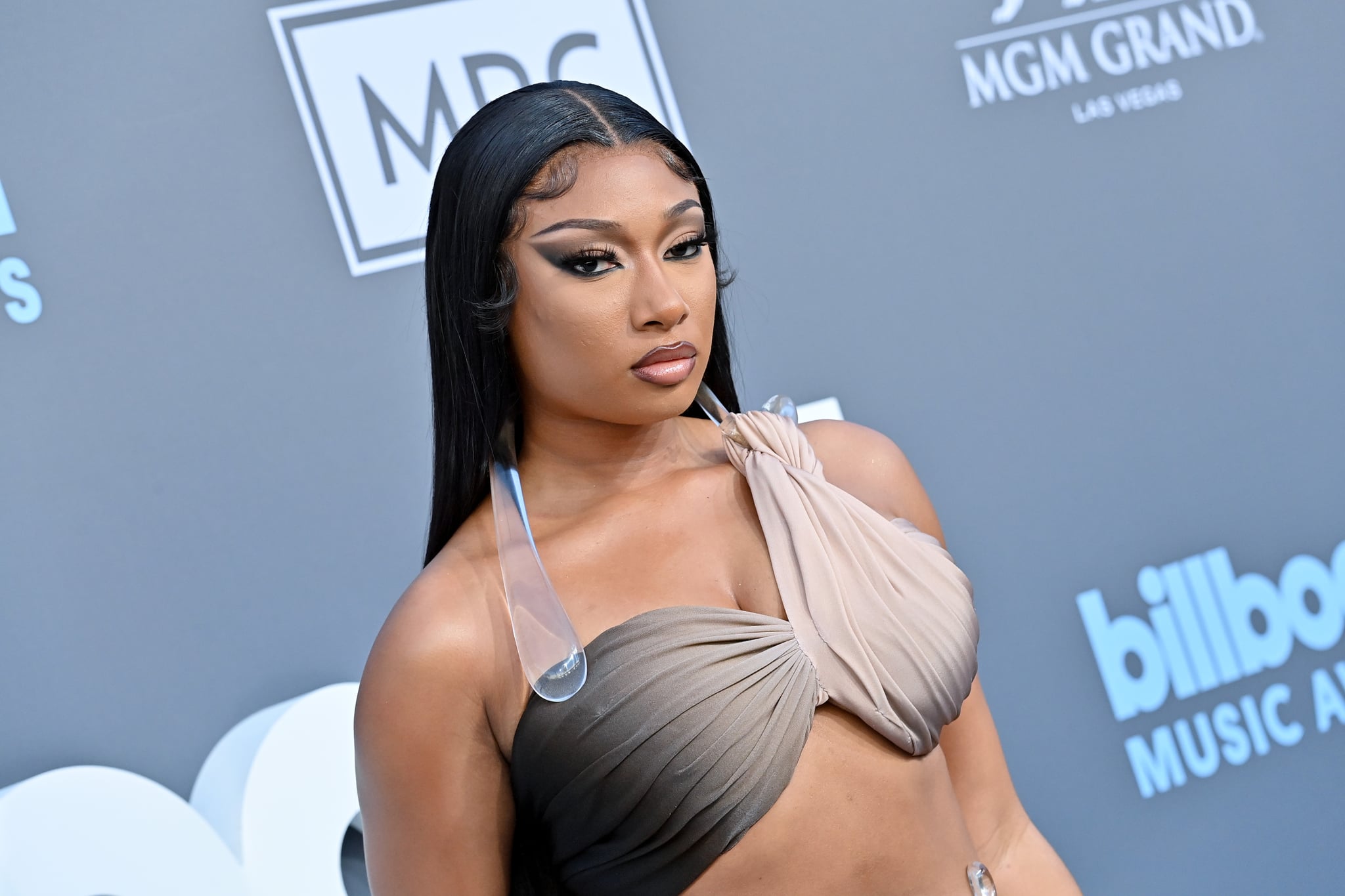 LAS VEGAS, NEVADA - MAY 15: Megan Thee Stallion attends the 2022 Billboard Music Awards at MGM Grand Garden Arena on May 15, 2022 in Las Vegas, Nevada. (Photo by Axelle/Bauer-Griffin/FilmMagic)