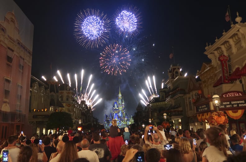 LAKE BUENA VISTA, FL - OCTOBER 10: Fireworks explode over Cinderella Castle during the Happily Ever After fireworks show at the Walt Disney World, Magic Kingdom entertainment park on October 10, 2018 in Lake Buena Vista, Florida. (Photo by Gary Hershorn/G