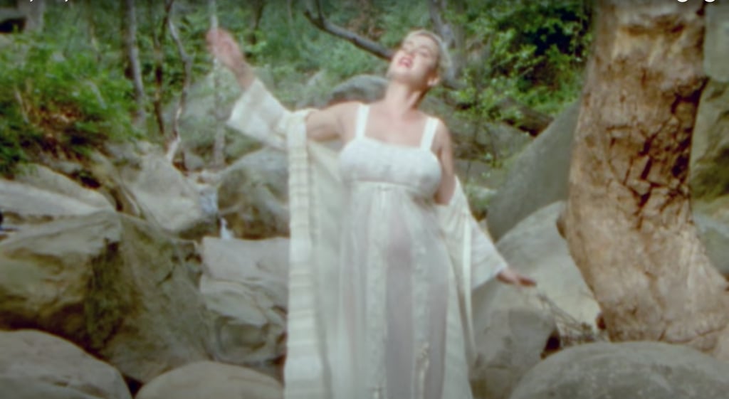 See Katy Perry's White Lace Dresses in "Daisies" Music Video POPSUGAR