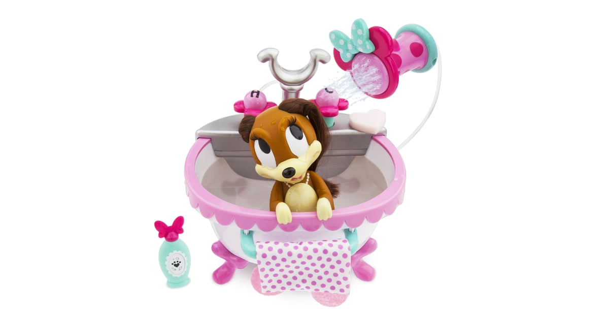 minnie mouse and fifi pet carrier play set