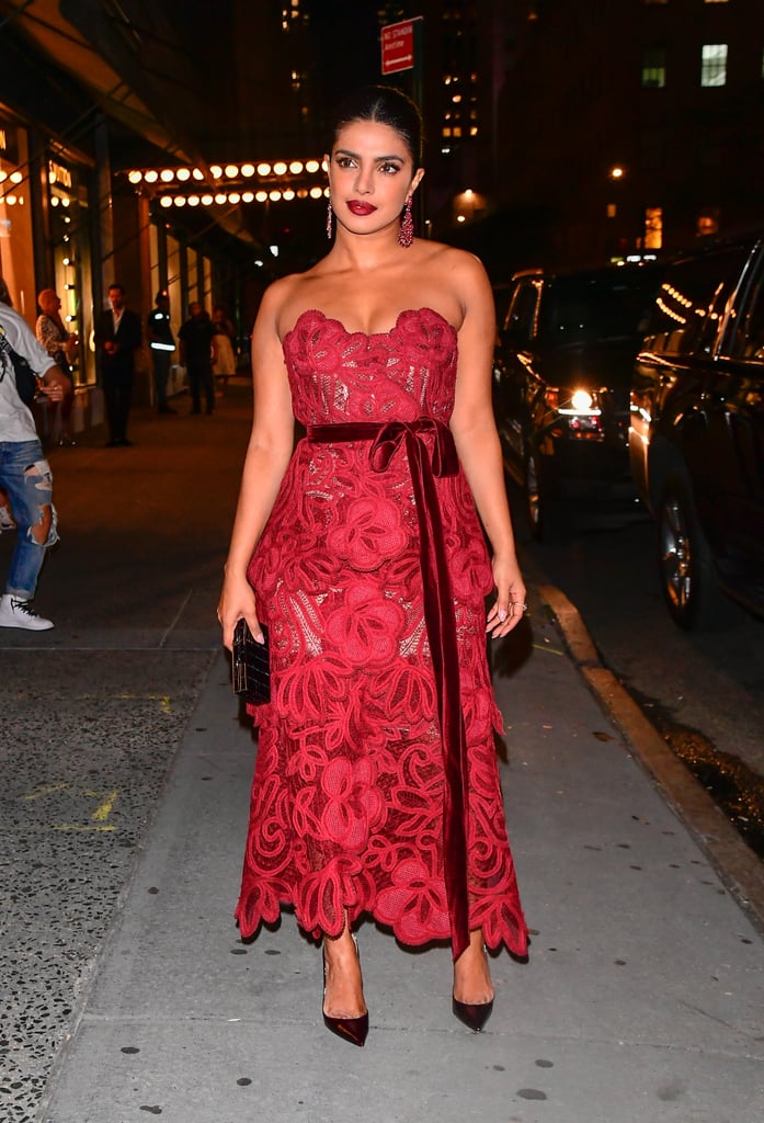 Priyanka Chopra's Oscar de la Renta Dress September 2019