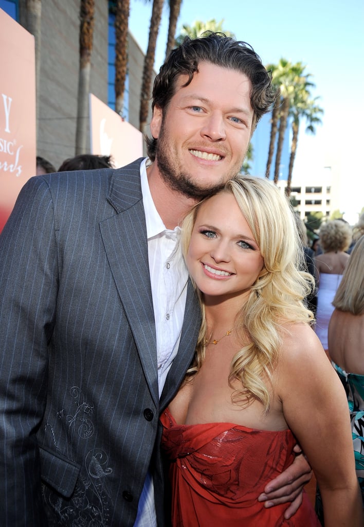 February 2008: Blake rereleased his album Pure BS with three bonus tracks, marking the first time the singers collaborated together as a couple. Blake recorded the Michael Bublé song "Home" and had Miranda in on backing vocals. The result was a massive hit.
October 2008: Beginning in October of 2008, the "Vice" singer paired up with her boyfriend for the duo's first joint tour. They went all over the United States, wrapping the tour in Dallas in November of that year, and it was just the first of many tours together. "I learned a lot watching her on stage every night," Blake told Redbook magazine about the duo's first tour together. "I've been doing this much longer, and it used to be, 'You just listen to me.' But damn, this is a girl who steps out on stage and has complete control of the audience. It's pure artistry."
November 2008: Not only did these two tour together in 2008, but they released their second collaboration track as well called "Bear Skin Rug." It was featured on Blake's Startin' Fires album and was cowritten by the pair.
2009: In 2009, Miranda released her album Revolution, which featured three more cowrites by the happy couple. The songs off that album from Miranda and Blake were "Me and Your Cigarettes," "Love Song," and "Sin For a Sin."