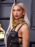 Dua Lipa Debuts Platinum-Blond Hair at the Grammys