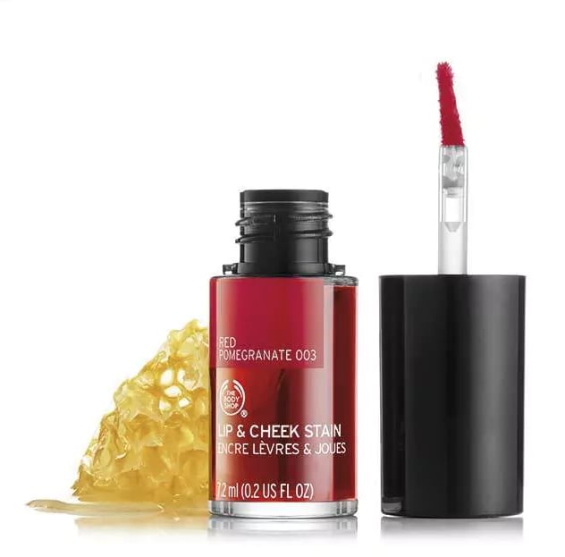 The Body Shop Lip & Cheek Stain in Red Pomegranate | 11 Red Lipsticks You  Can Get on Amazon Prime For Your Last-Minute Holiday Party | POPSUGAR  Beauty Photo 12