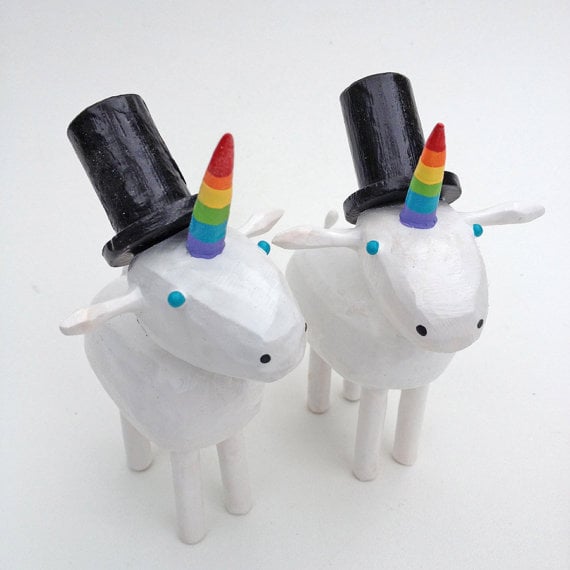 jaunty unicorn toppers