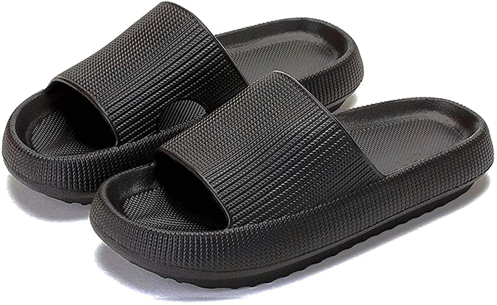 pillow slides tan