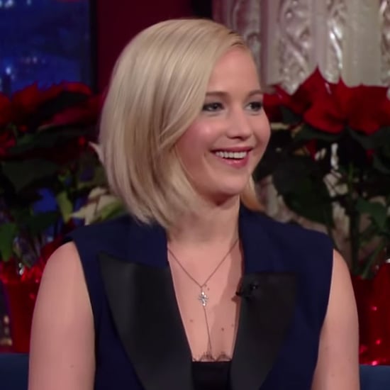 Jennifer Lawrence Talks Lindsay Lohan on Stephen Colbert