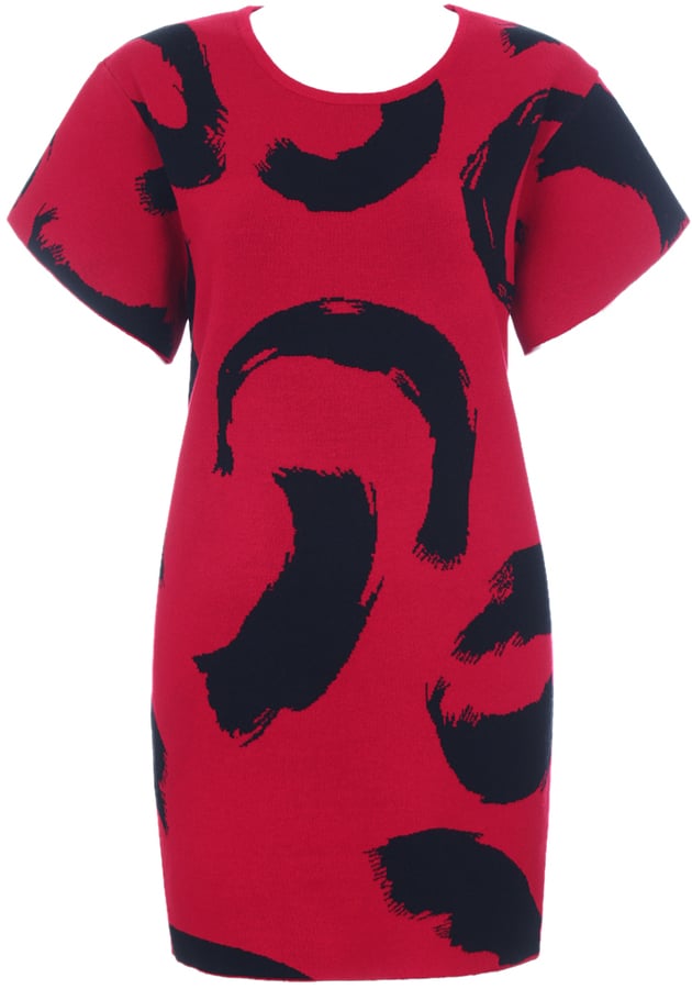 Choies Abstract Pattern Knitted Dress